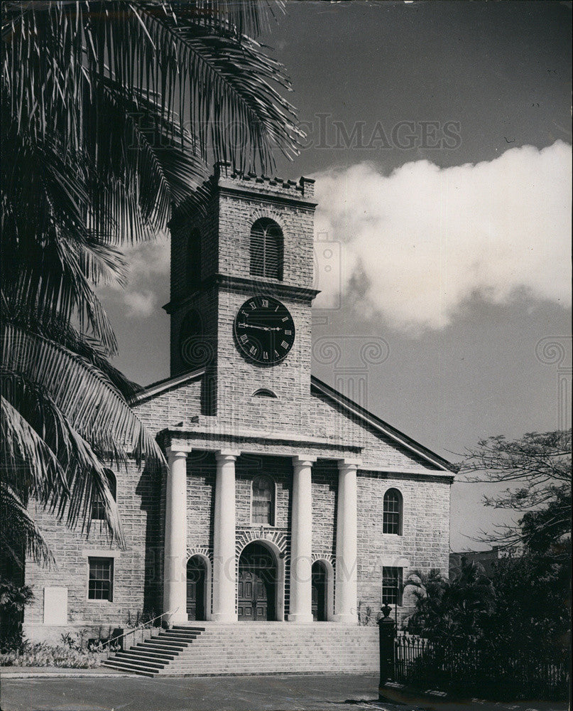 Press Photo Kawaiahao Church, Hawaii - Historic Images