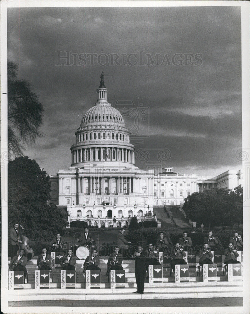 1970 Press Photo Exterior of Capitol Building District of Columbia - Historic Images