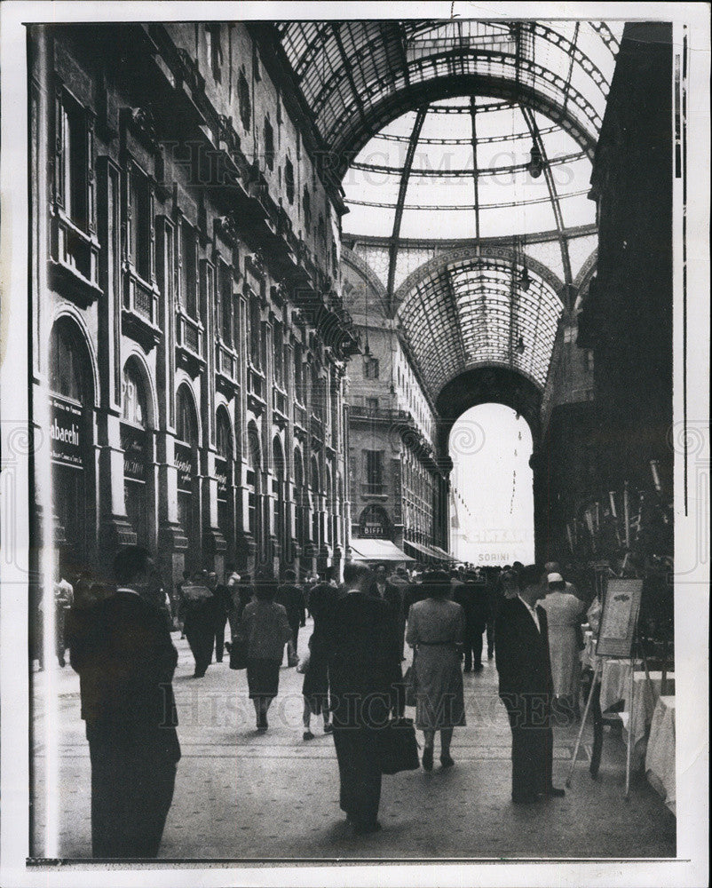 1968 Press Photo Milan&#39;s Famed Galleria - Historic Images