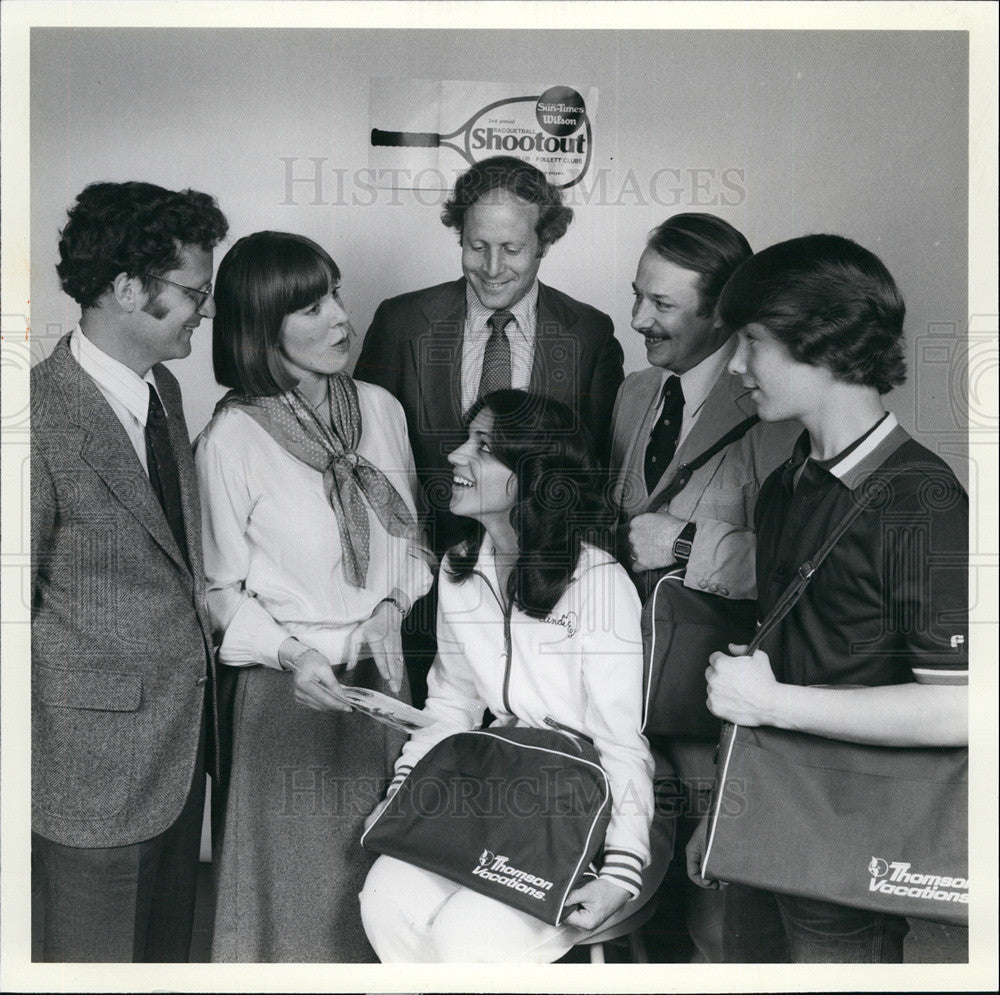 1981 Press Photo Racquetball Shootout Winners Cindie Calzaretta Don Farrington - Historic Images