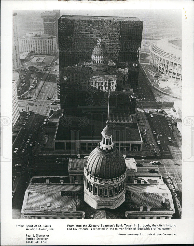 Press Photo St. Louis&#39; historic Old Courthouse - Historic Images