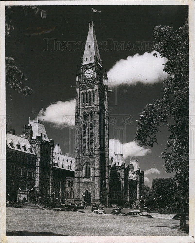 1963 Press Photo The Peace Tower of the Parliament Buildings Ottawa - Historic Images