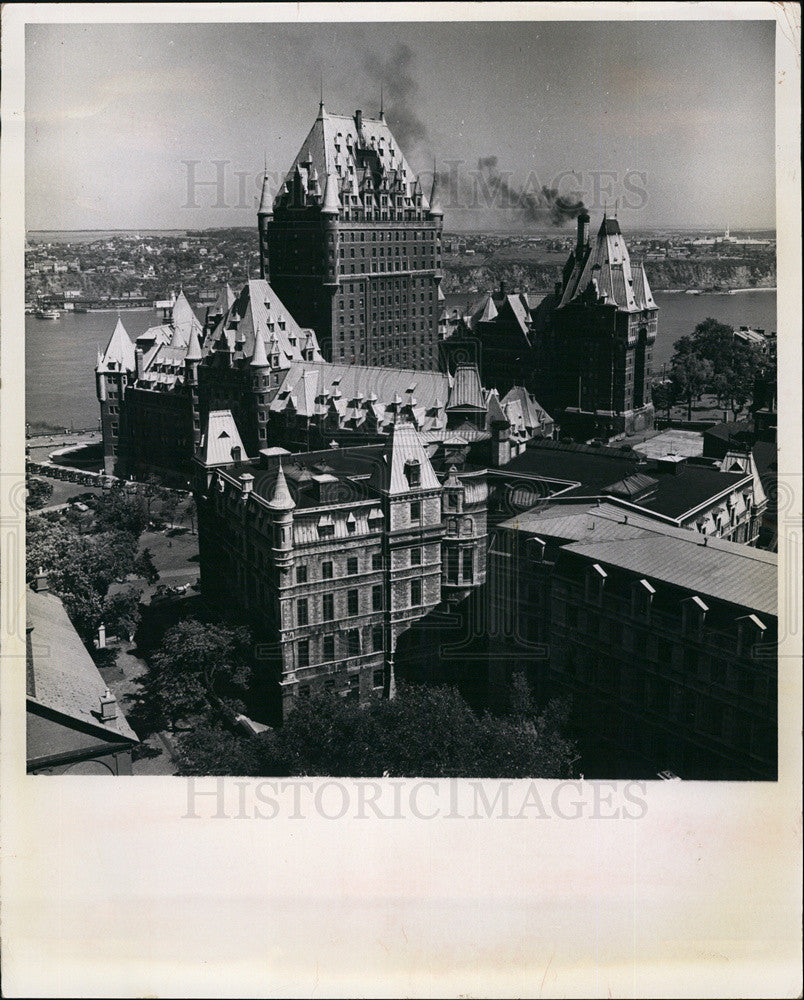 1964 Press Photo Quebec City Only Walled City North America Charm Old France - Historic Images