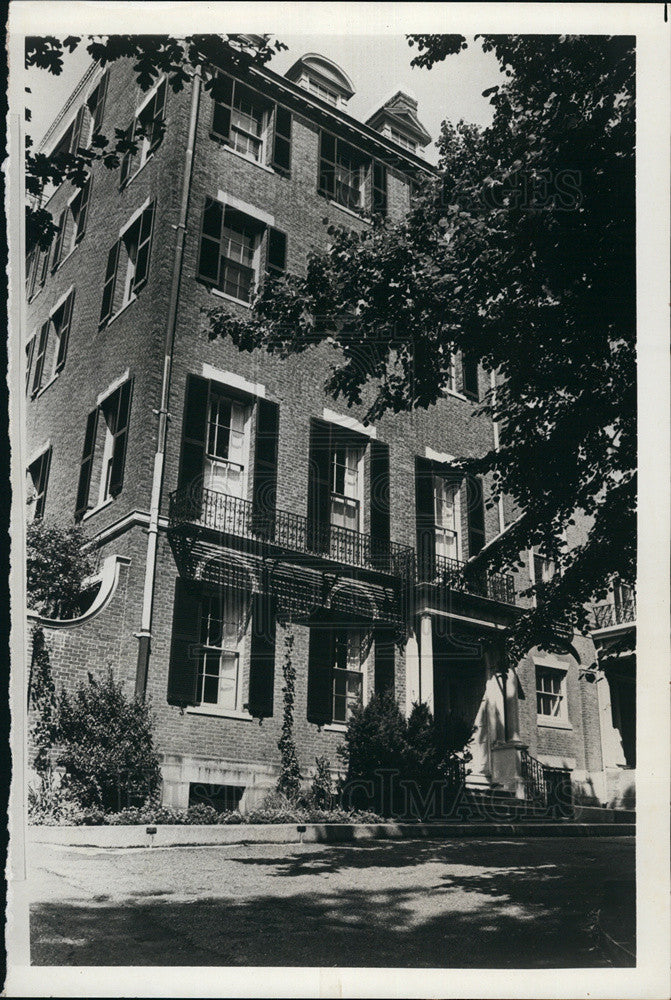 1975 Press Photo Vernon St Mansion that Looks like Beacon Hill House - Historic Images