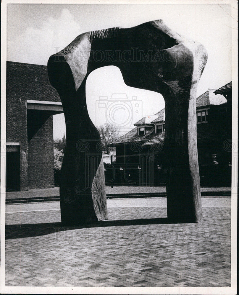 Press Photo Statue Indiana - Historic Images