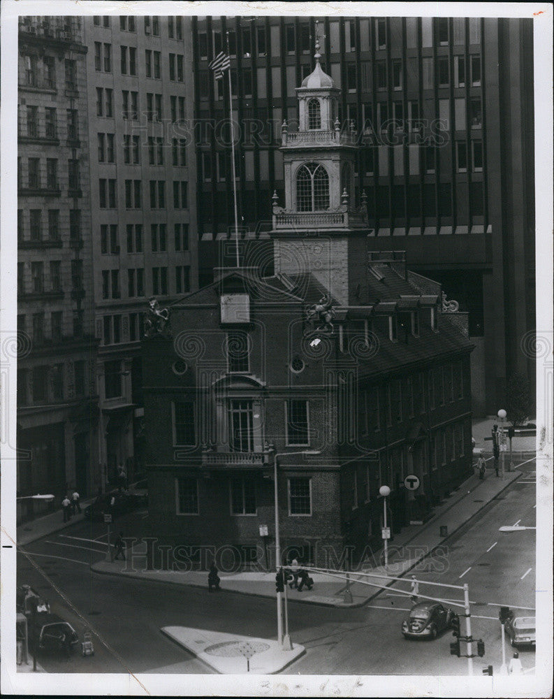 Press Photo Old State House Boston Massachusettes - Historic Images