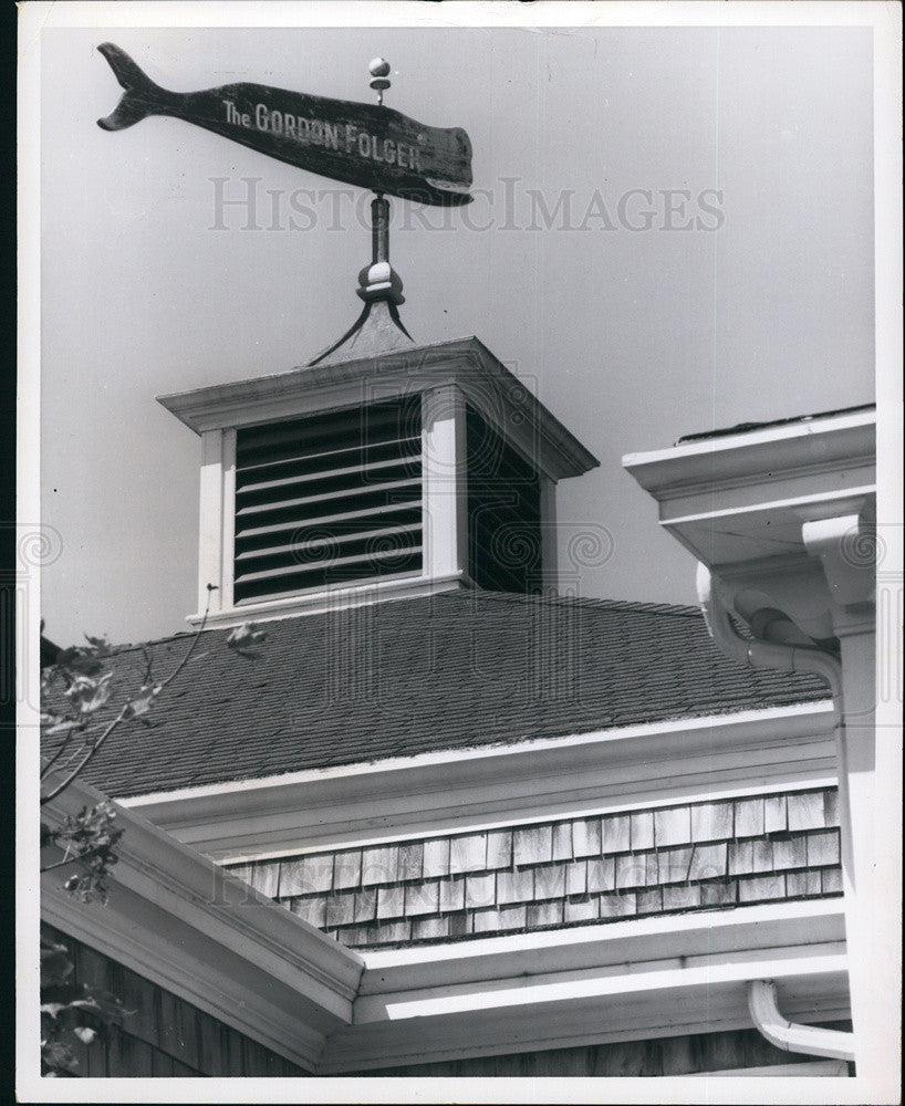 1970 Press Photo Reconstructing the whaling community of Nantucket, Massachusett - Historic Images
