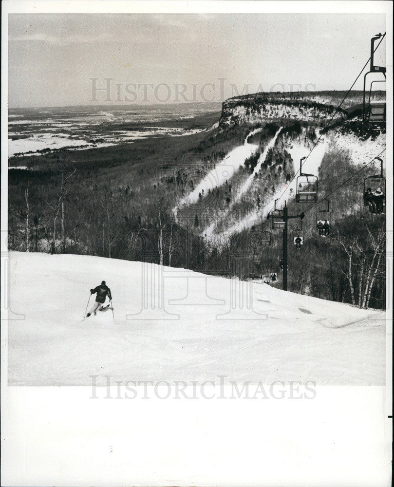 1978 Press Photo Thunder Bay Resort has 5 major ski areas - Historic Images