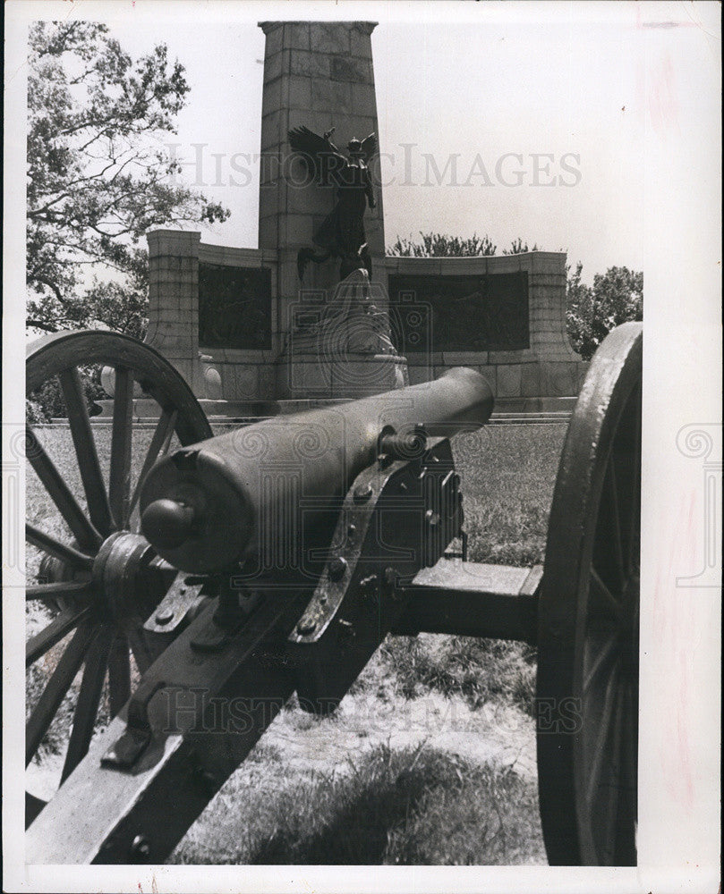 1965 Press Photo Vicksburg National Military Park in Mississippi - Historic Images