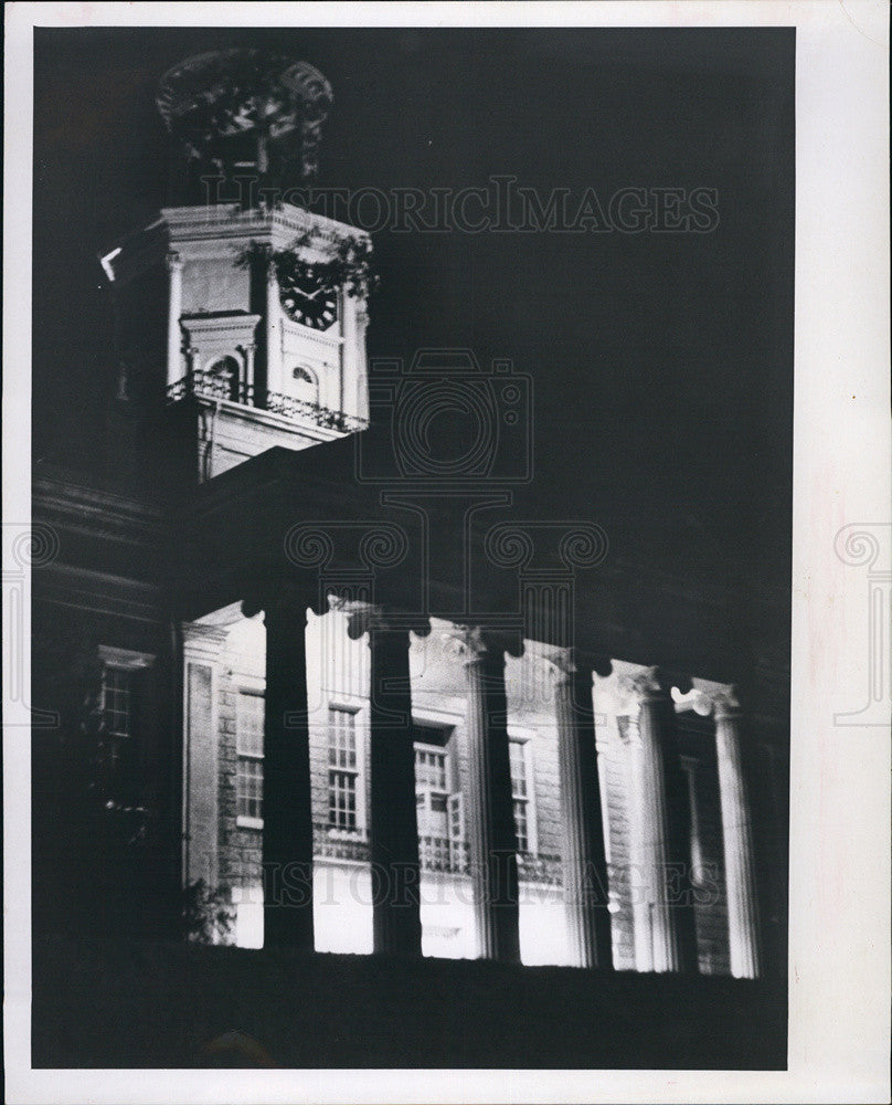 1965 Press Photo City Vicksburg Mississippi courthouse museum clock tower - Historic Images