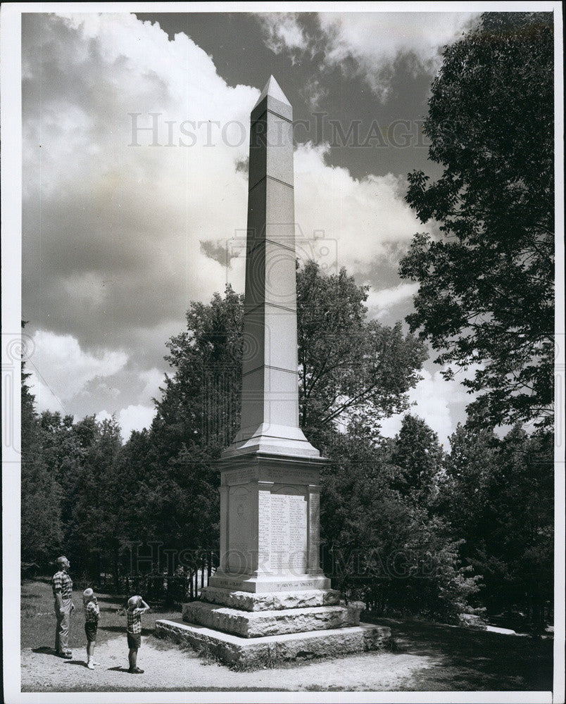 1966 Press Photo Blue Licks Battlefield State Park in Kentucky - Historic Images