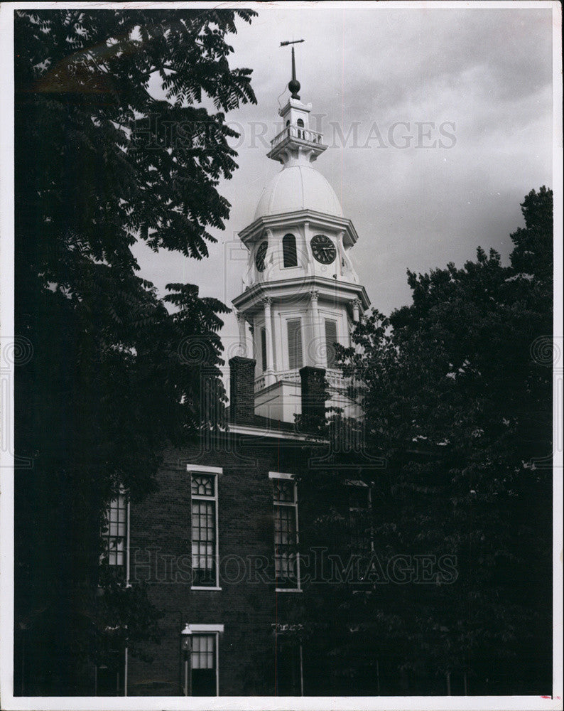 1963 Press Photo Brick bldg at My Old Kentucky Home State Park - Historic Images