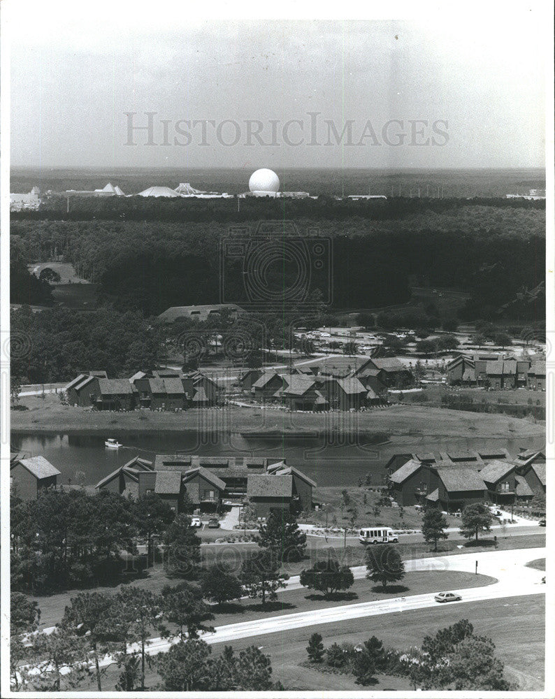 1990 Press Photo Club Lake Villas, Walt Disney World Village, Epcot Center - Historic Images