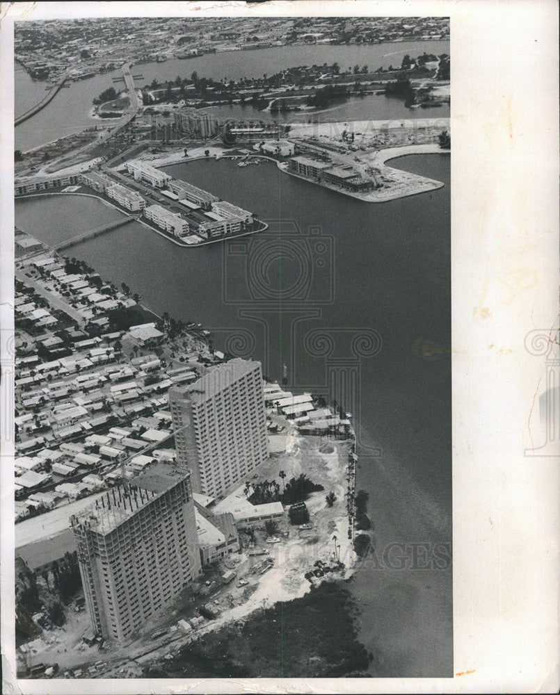 1978 Press Photo Bay Islands club aerial - Historic Images