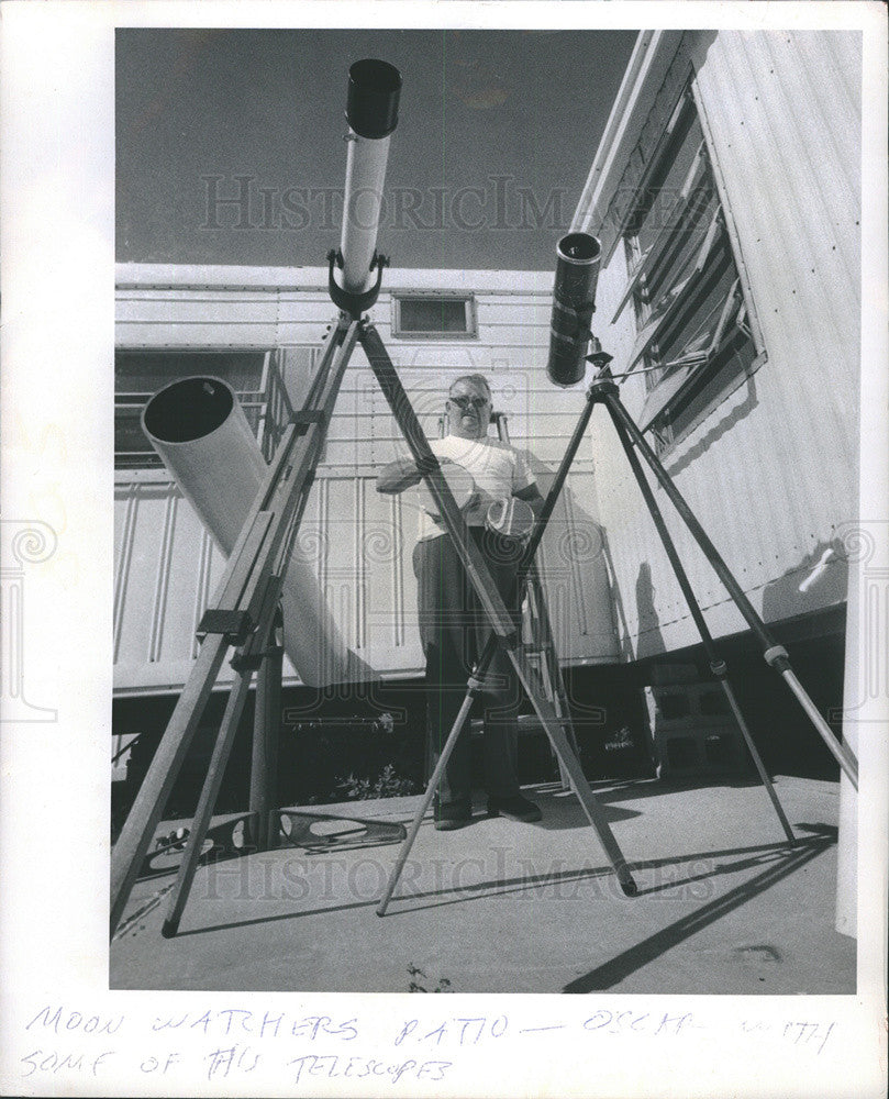 1974 Press Photo Telescopes - Historic Images