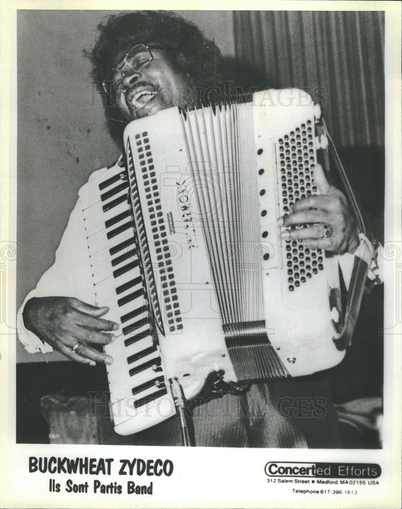 1988 Press Photo Buckwheat Zydeco, Ils Sont Partis Band. - Historic Images