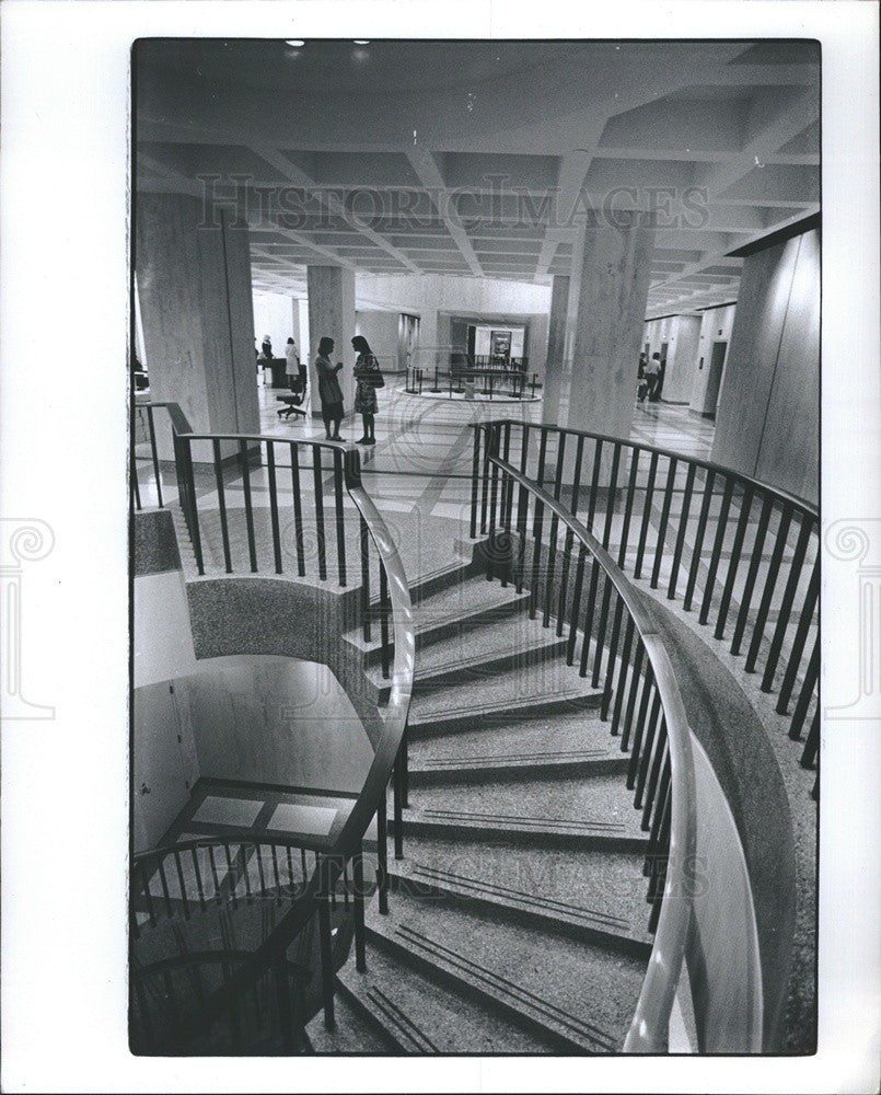 1978 Press Photo Florida State Capital Building Interior View Tallahassee - Historic Images