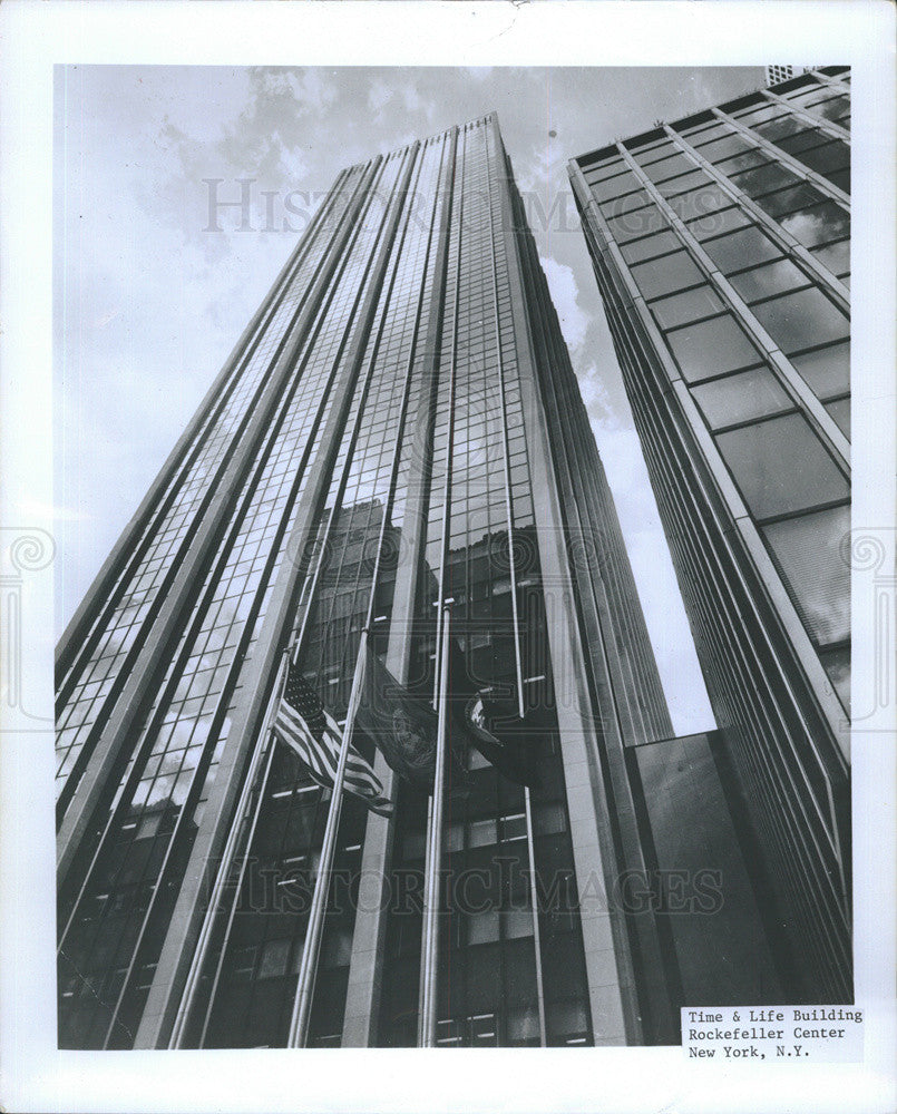 Press Photo Time &amp; Life Building, Rockefeller Center. - Historic Images
