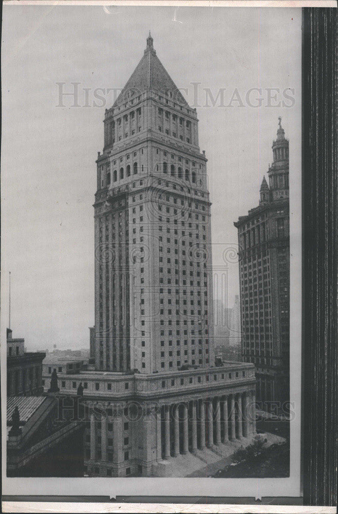 1965 Press Photo New York Foley Square US District Courthouse Face Washed - Historic Images