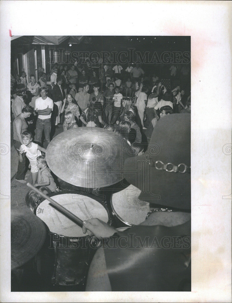 1970 Press Photo Hudson All Age Talent Show Band &quot;Thunder&quot; Plays - Historic Images