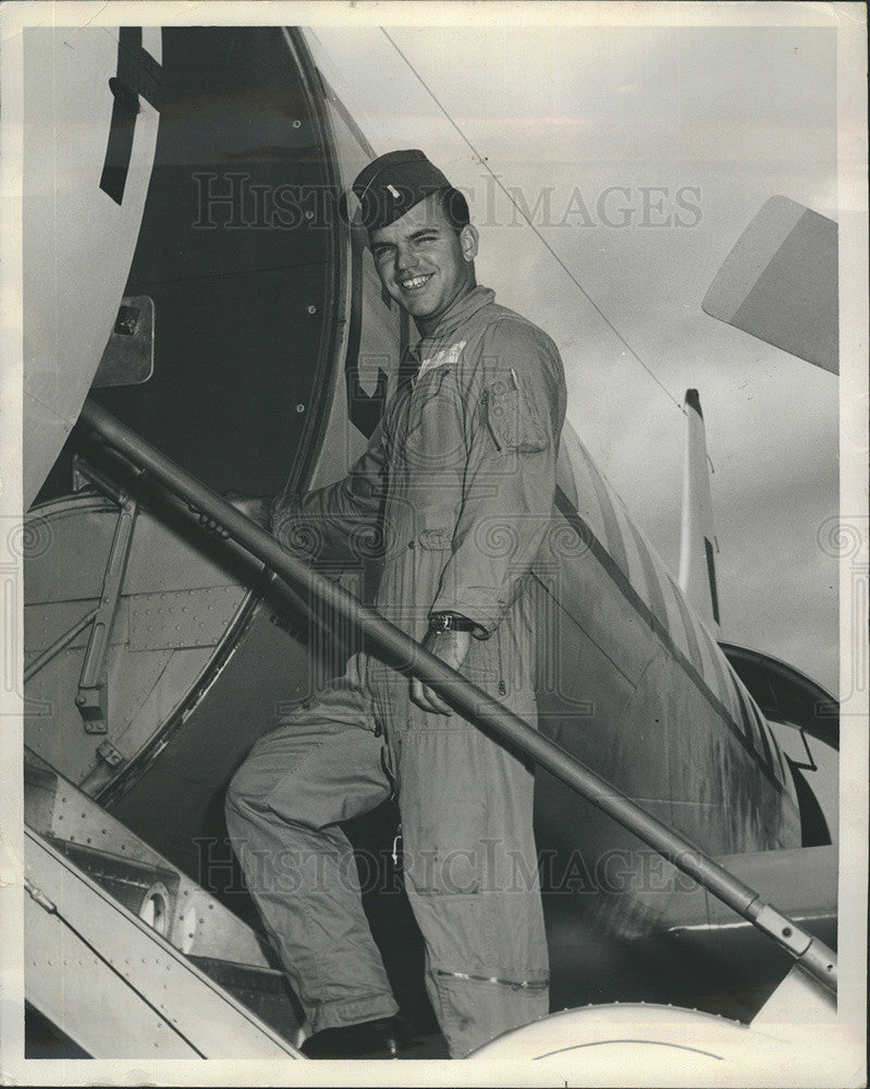 Press Photo Lt. Randall L. Schamberger Gemini 3 Grissom Young - Historic Images