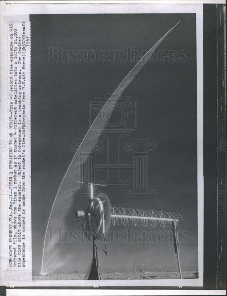 1965 Press Photo Titan 3 Rocket - Historic Images