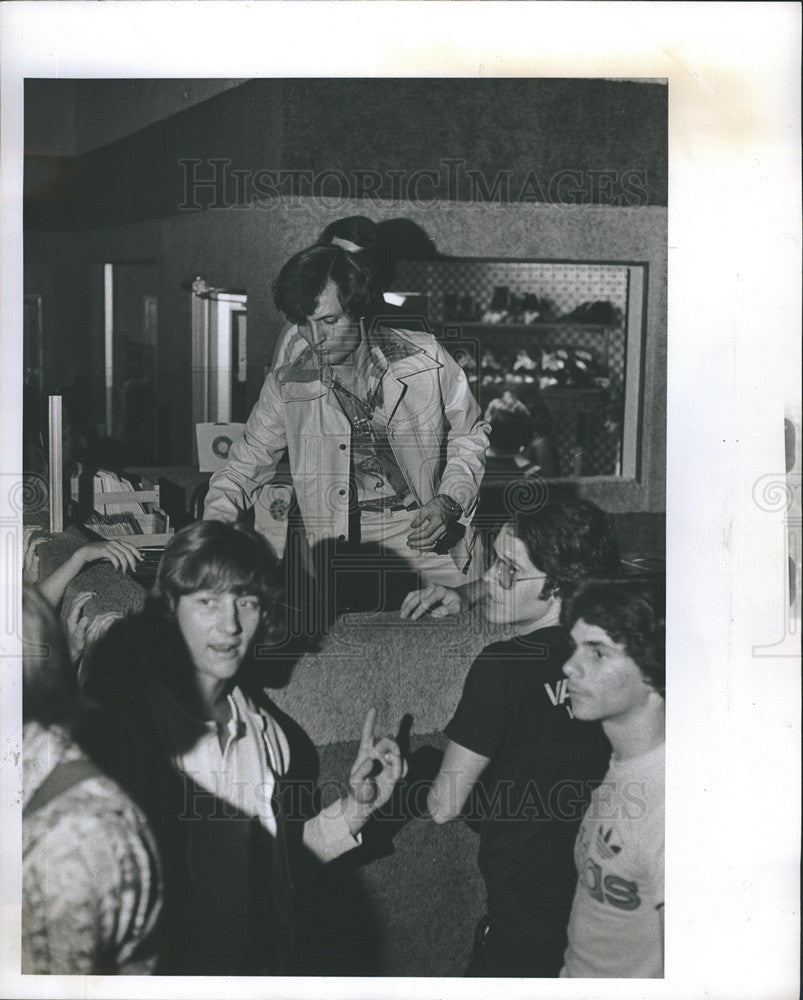 1979 Press Photo Disco Skating Southland Roller Palace - Historic Images