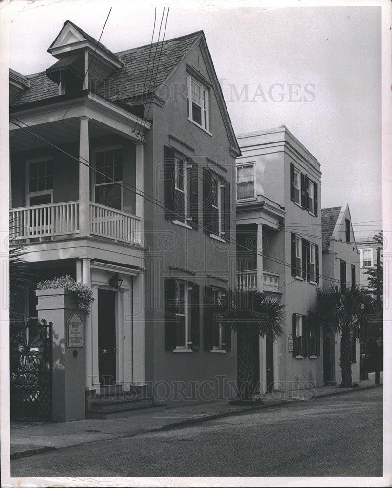 Press Photo Housing in Charleston, South Carolina - Historic Images