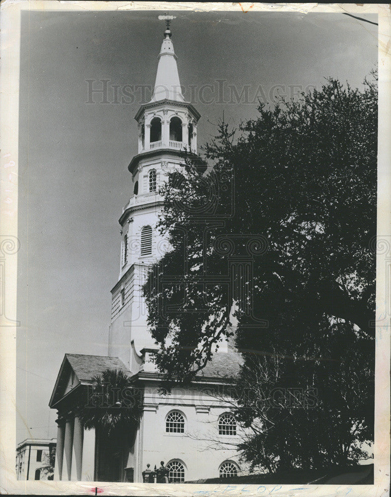 1969 Press Photo St. Michael&#39;s Church where George Washington worshipped - Historic Images