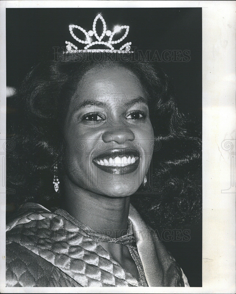 1979 Press Photo Virgie Williams Crowned Miss Black St. Petersburg Pageant - Historic Images