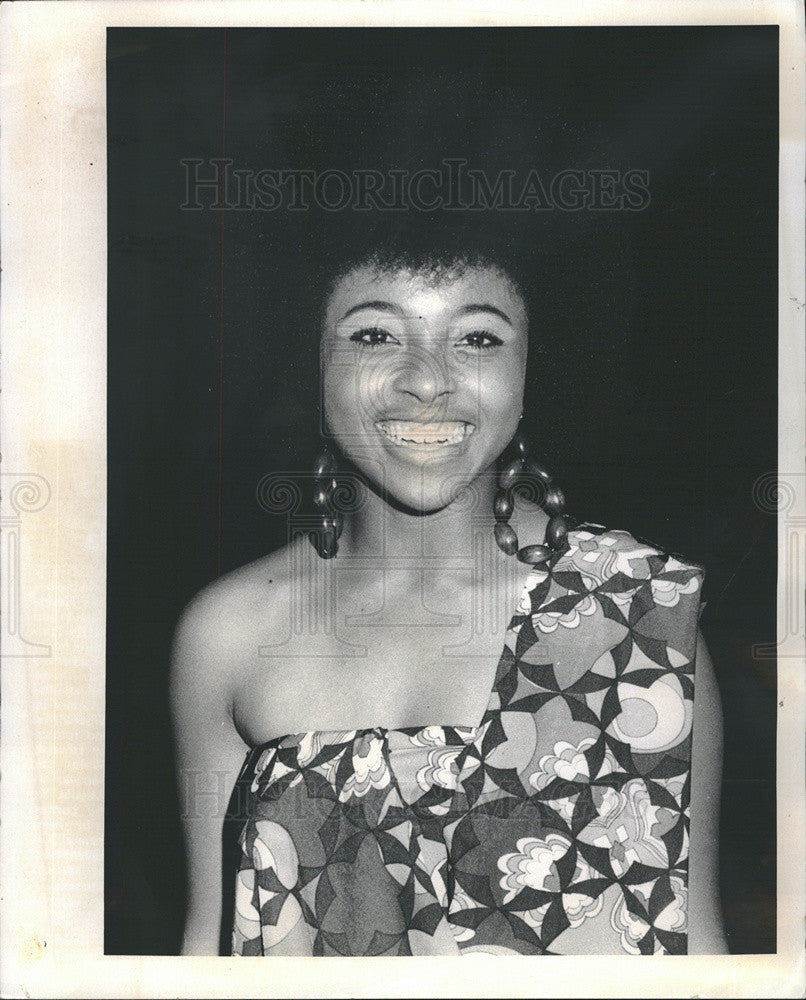 1973 Press Photo Miss Black Florida Contest Judy Rivers - Historic Images