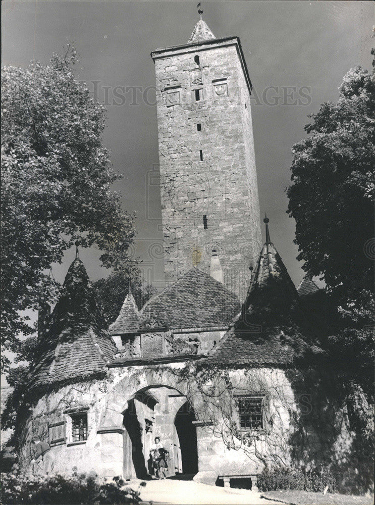 1973 Press Photo Burgior rotensburg germany - Historic Images