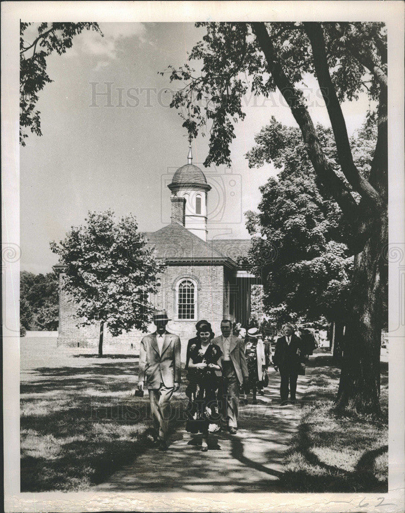 Press Photo Colonial recreation at Williamsburg,Va - Historic Images