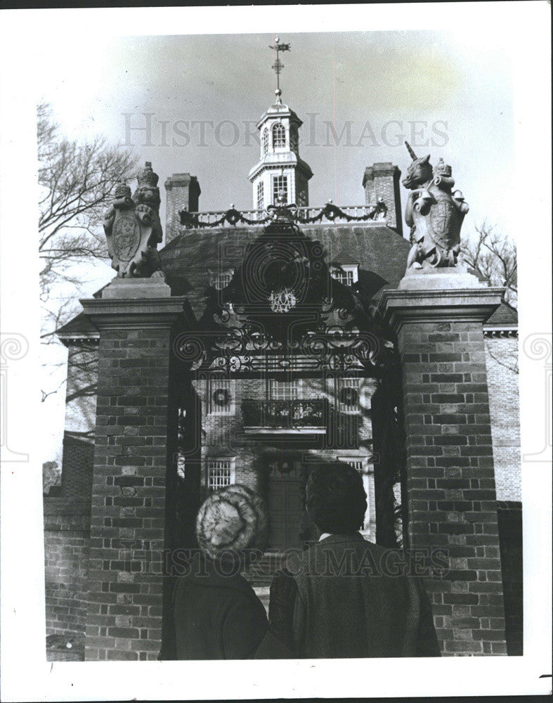 1983 Press Photo Gov Palace in Colonial Williamsburg,Va. - Historic Images