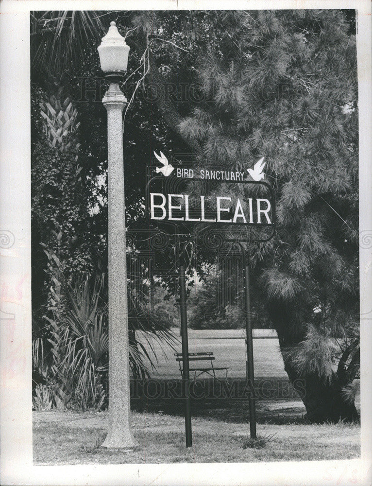 1972 Press Photo Belleair Bird Sanctuary - Historic Images