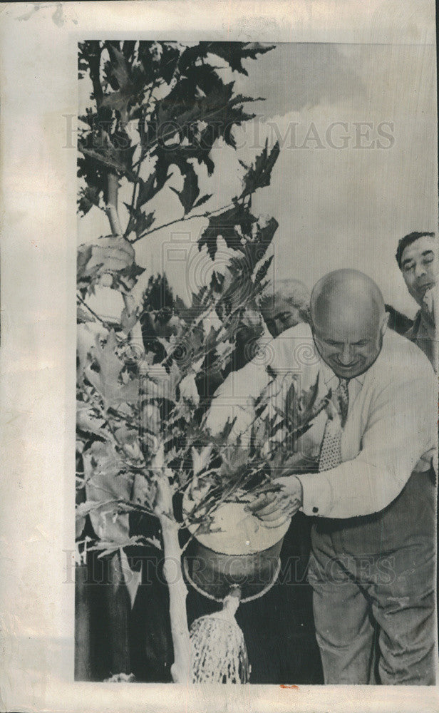 1959 Press Photo Soviet Premier Nikita Khrushchev - Historic Images