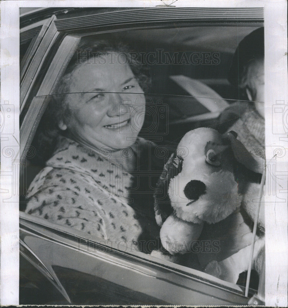 1959 Press Photo Soviet Premier Nikita Khrushchev Wife San Francisco - Historic Images