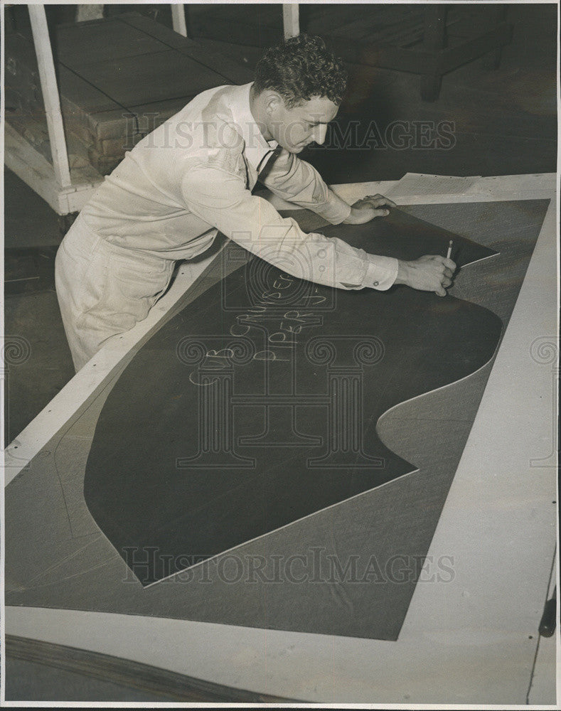 1948 Press Photo Manufacturing Process - Historic Images