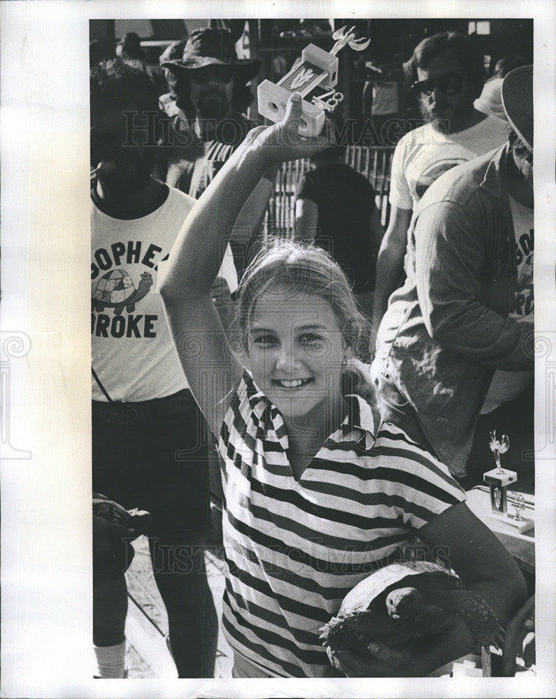 1978 Press Photo World Champion gopher racer Sany Sterch. - Historic Images