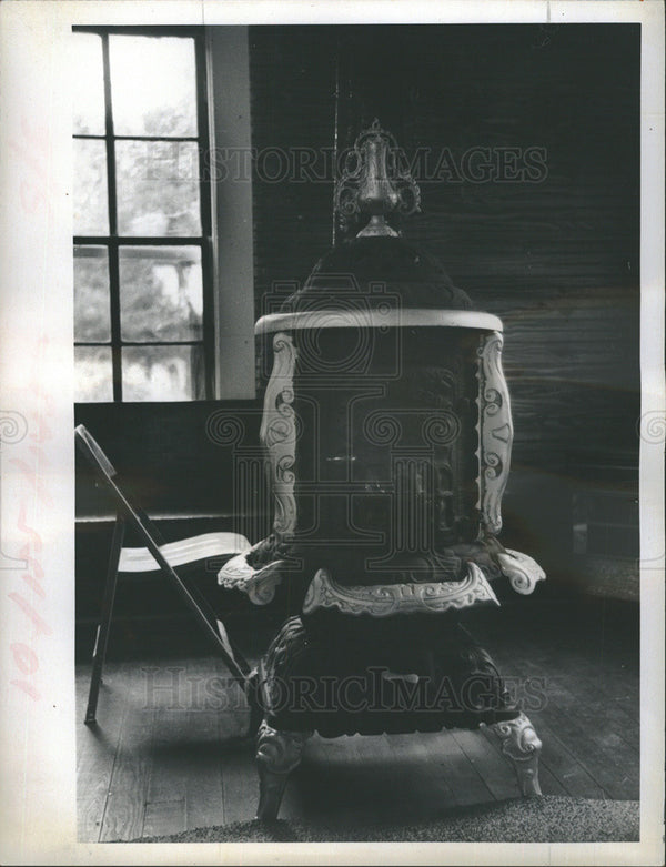 1973 Press Photo Interior Log Cabin Istachatta Florida - Historic Images