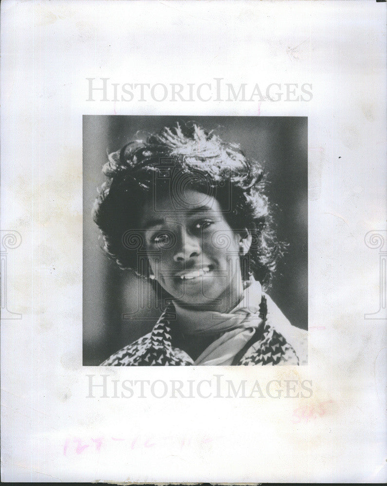 1972 Press Photo Miss Black Teenage American - Historic Images