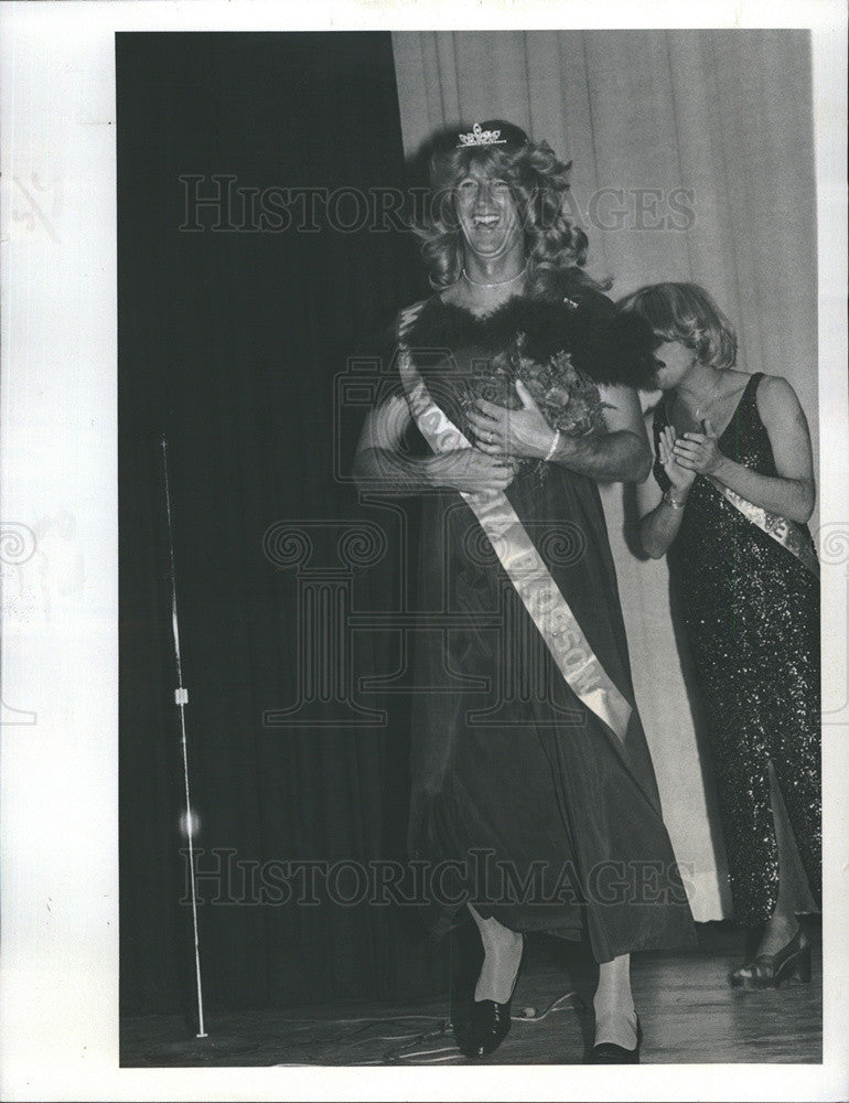 1978 Press Photo John Taylor Miss American Cancer Society Pasco Florida - Historic Images