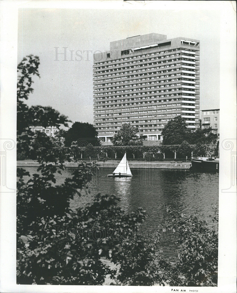 Press Photo Frankfort Intercontinental hotel. - Historic Images