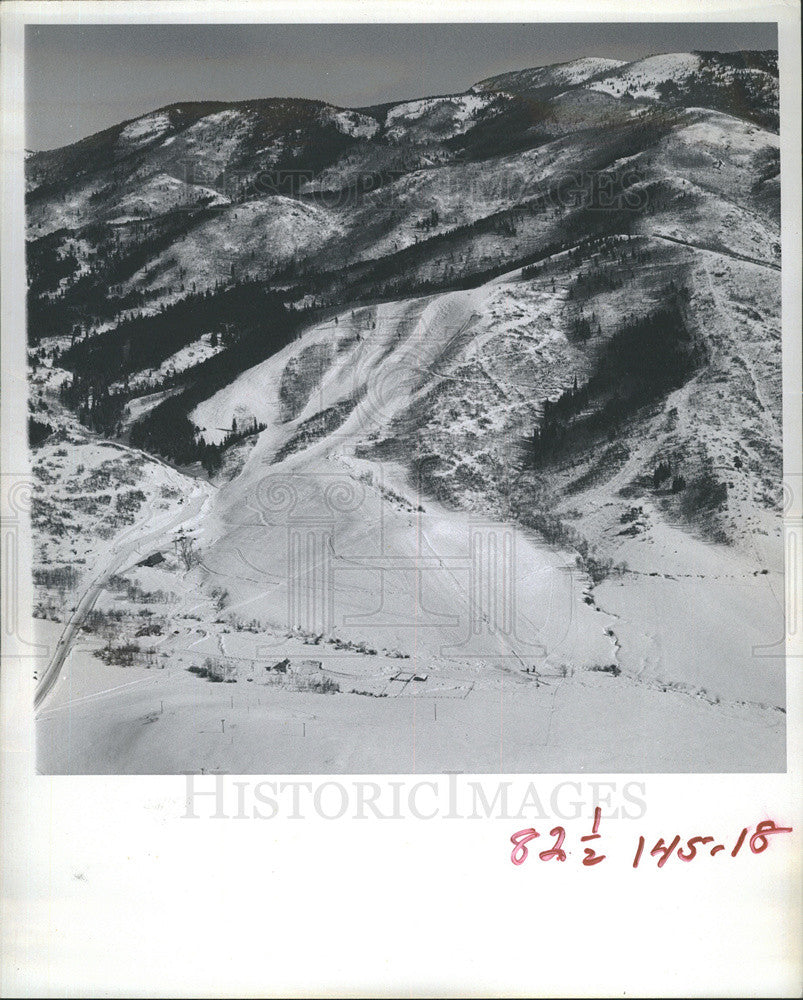 1985 Press Photo Mount Werner ski area - Historic Images