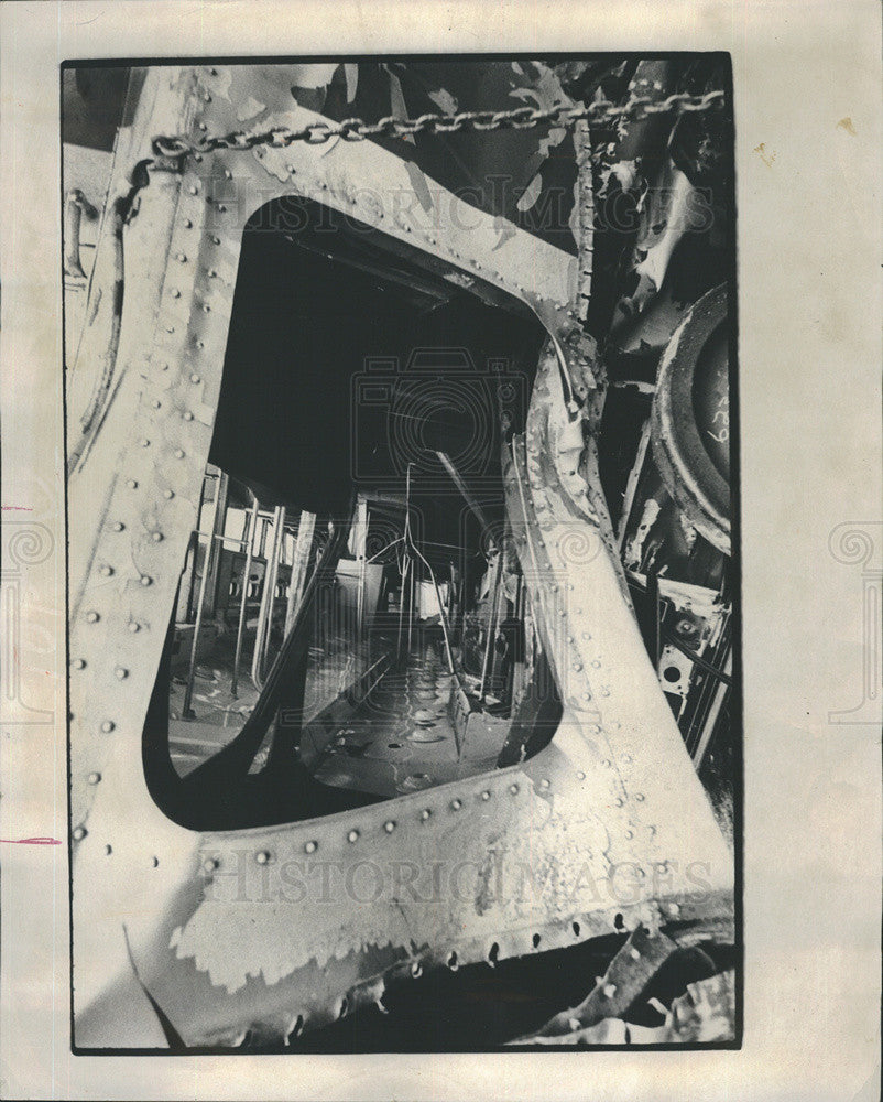 1972 Press Photo Train crash aftermath - Historic Images