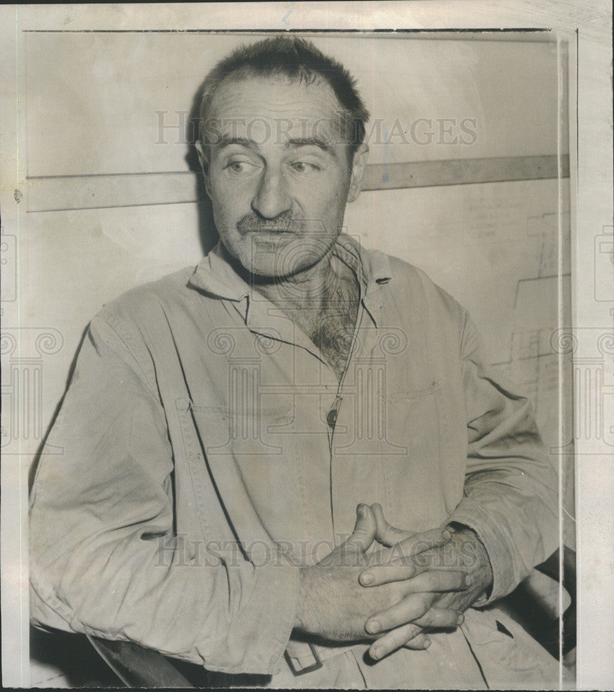 1955 Press Photo Composer Gordon Clifford in jail for drunkeness - Historic Images