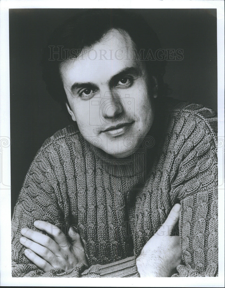 1995 Press Photo Yefim Bronfman Pianist Performs Orchestra Hall Ravinia Festival - Historic Images