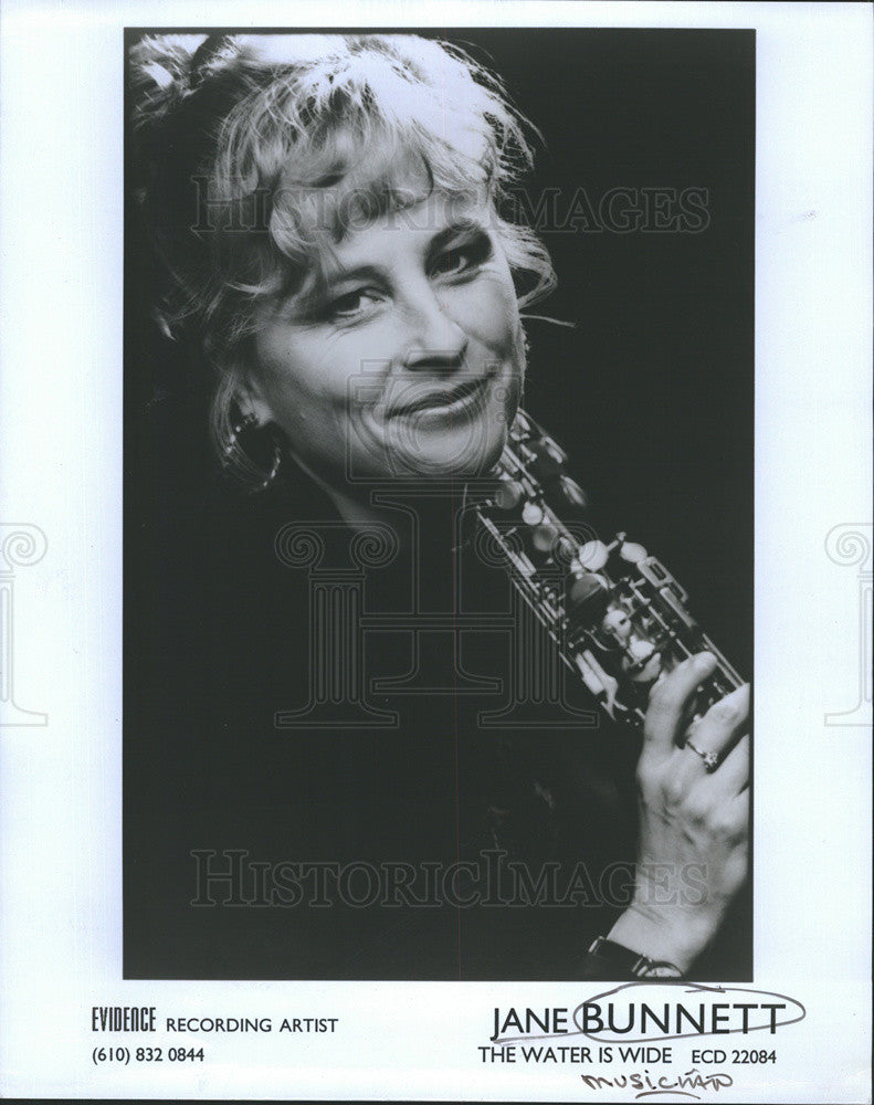 1996 Press Photo Jane Bunnett Saxophonist Musician Evidence Recording Artist - Historic Images