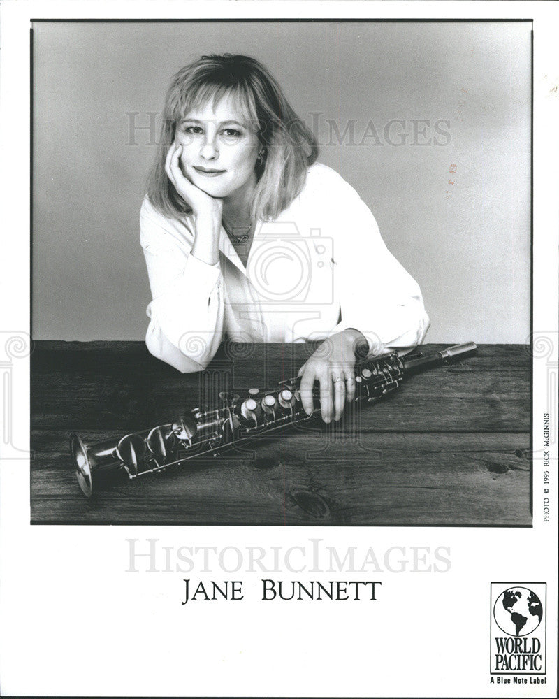 1995 Press Photo Jane Bunnet Cuban Music Soprano Saxophonist Musician - Historic Images