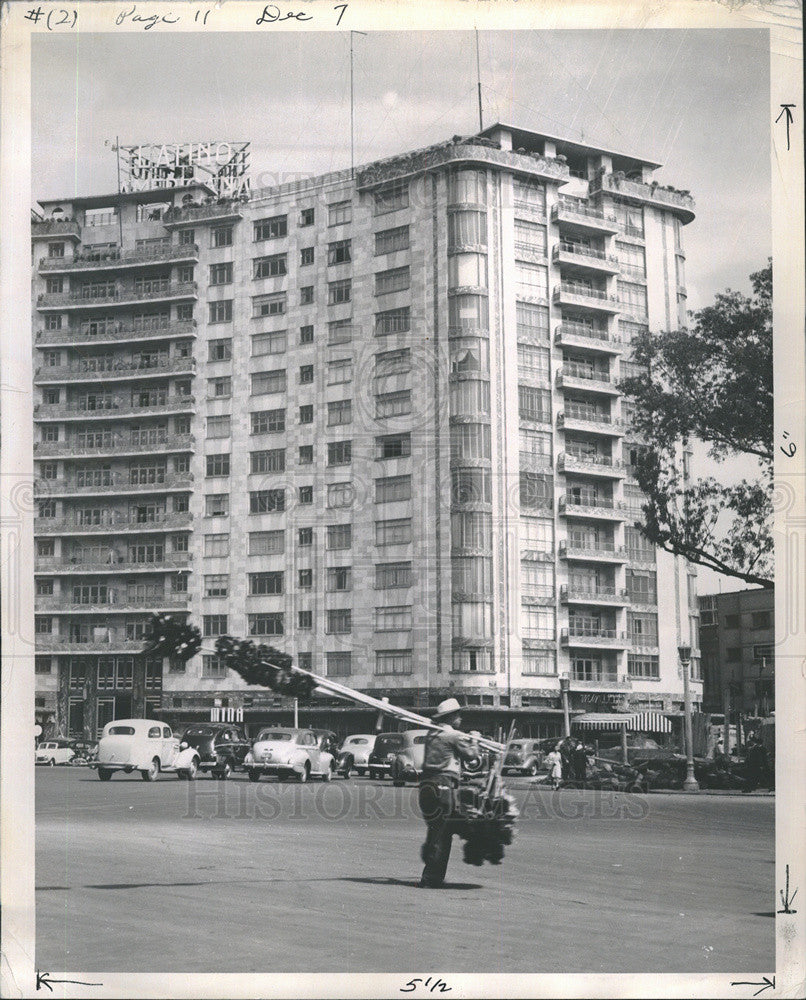 1952 Press Photo Mexico City,Mexico apt building - Historic Images